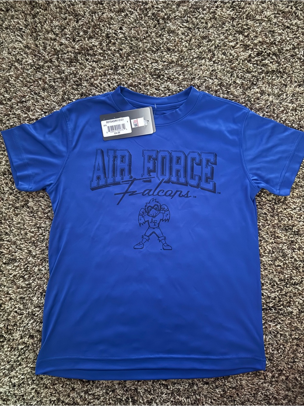 Colosseum Blue Air Force Falcons Short Sleeve Tee
